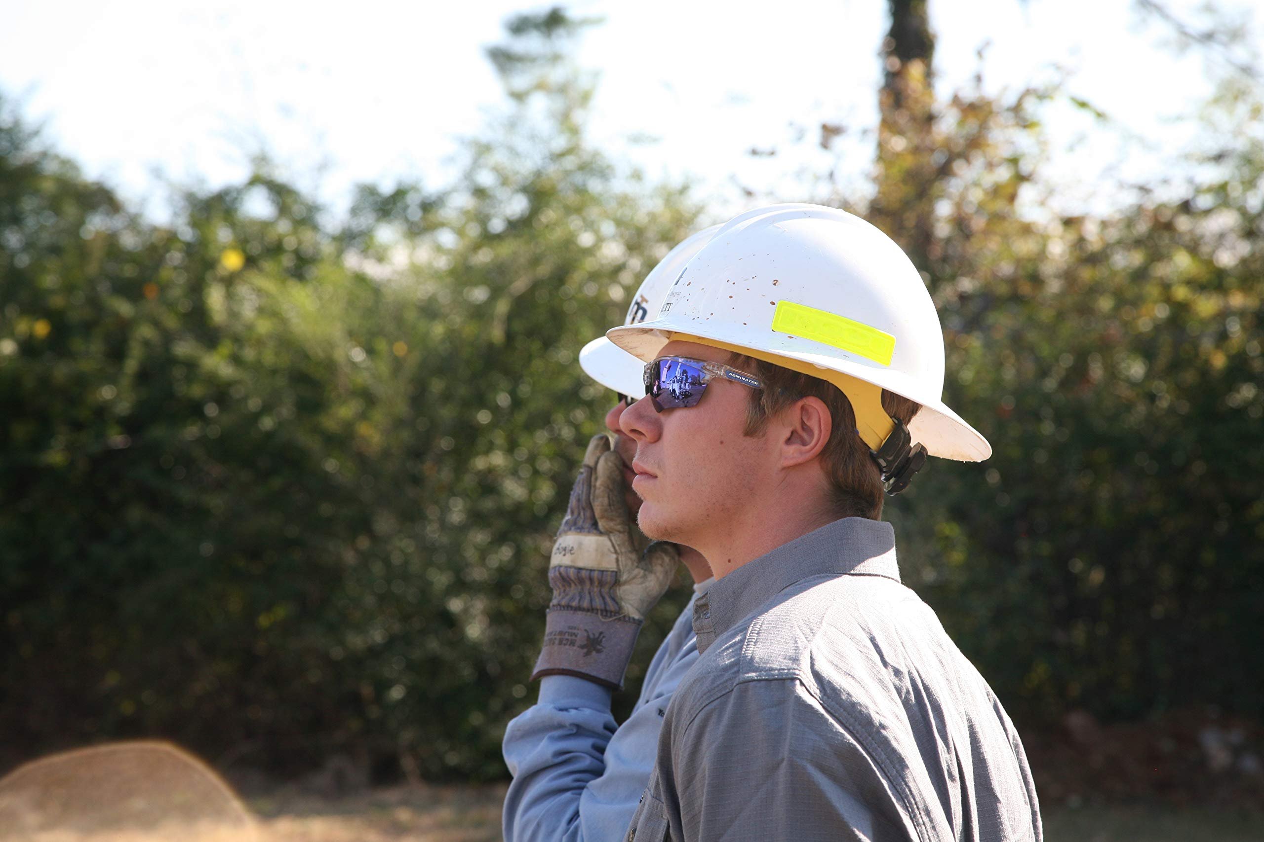Dominator® DM3 Safety Glasses, Polycarbonate Blue Diamond Mirror Lens, Duramass®, Clear Polycarbonate/Blue TPR