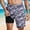 Black, variant on Mens Swim Trunks with Compression Liner Quick-Dry 9" Stretch Beach Shorts