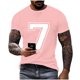 thumbnail image 2 of Tops para hombre, blusas y camisas de cuello redondo y manga corta para hombre, blusas estampadas de moda para hombre, jersey de cuello redondo y manga corta, blusa de poliéster para hombre., 2 of 6