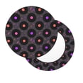 thumbnail image 2 of Picia Vinyl Records Musical Notes pattern Round Stool Covers Comfy Seat Covers Stretch Removable WashableChair Slipcover Round Bar Chair Cushion Cover-13 inch, 2 of 7