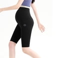 thumbnail image 7 of QIUOMBBP Pregnancy Pants Five-inch Summer Wear Cloud-like Maternity Belly Pants Maternity Leggings Yoga Pants Black XL, 7 of 7