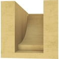 thumbnail image 4 of 4"W x 8"D x 4"H Wide Alpine Rough Cedar Woodgrain TimberThane Corbel, Primed Tan, 4 of 6