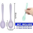 thumbnail image 2 of 8 Pcs Silicone Cooking Spoon, Slotted Spoon, Mixing Spoon, Heat-Resistant Spoon For Kitchen Cooking, Baking And Stirring Tool, 2 of 5