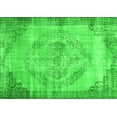 thumbnail image 1 of Ahgly Company Indoor Rectangle Abstract Green Contemporary Area Rugs, 2' x 5', 1 of 1