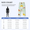 thumbnail image 2 of Salouo Mushroom Bee Print Pajama Pants for Men, Lounge Pants Elastic Waistband Casual Men's sleepwear Loungewear Sleep Pajama Pant -Small, 2 of 7