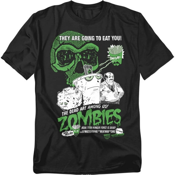 Aqua Teen Hunger Force T-Shirt Zombies Unisex Graphic Tee For Men & Women