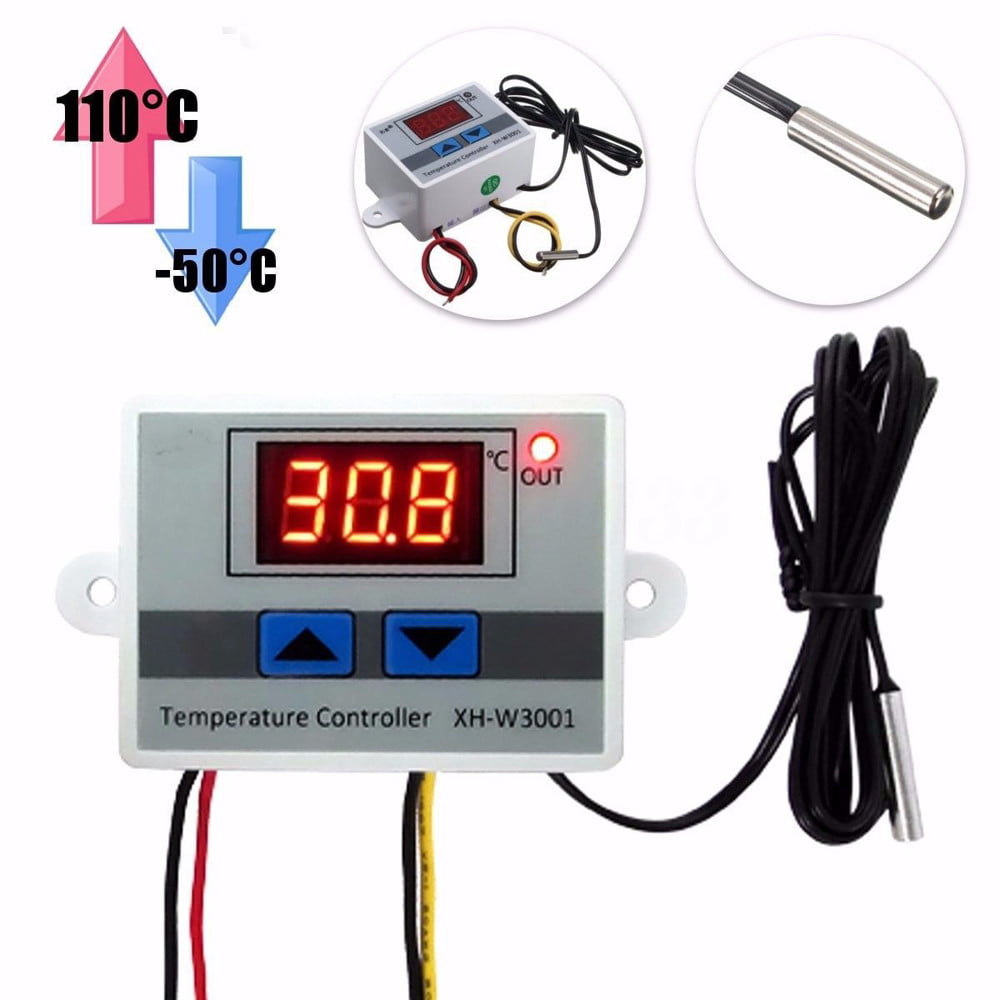 10a 220v digital regulador de temperatura grados sensor digital-termostato instrumento 