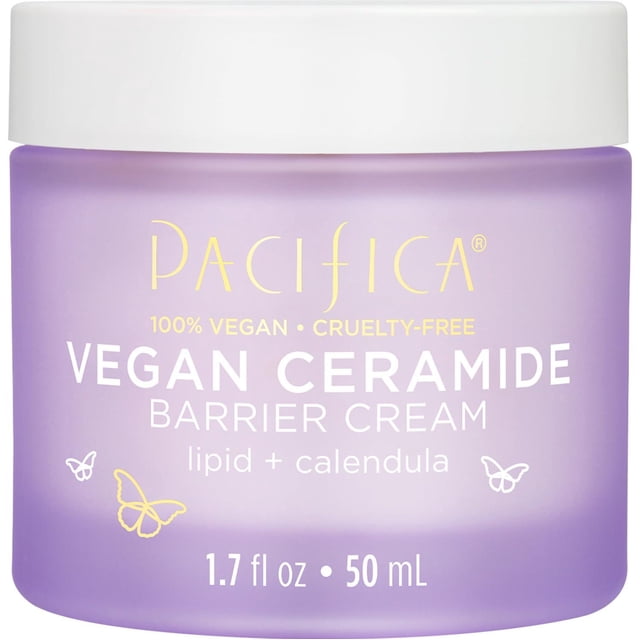 Crema Facial Pacifica Vegana de Cerámica para Reparación de Barreras, Hidratante Diaria sin Fraganci