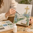 thumbnail image 4 of DIY Hand‑Craft Sea Glass Mosaic Kit, Sunday Traditions Art Set for Adult Beginners, Complete Craft Materials to Build Personalized Tabletop Home Decor and Sentimental Keepsake Gifts, 4 of 4