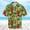 1675, variant on Tropical Pineapple Firefighter Aloha Hawaiian Short Sleeve Button-Up Shirts for Men and Women