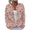 thumbnail image 2 of Fartey Plus Size Women Christmas Sweaters Oversized Fall Winter Long Sleeve Button Up Cardigans Ugly Xmas Graphic Knitted Sweaters Casual Holiday Outwear Coat S-5XL, 2 of 5