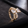 thumbnail image 3 of Fiudx Anillo de Moda, Elegante Joyería de Aleación, Diseño de Diamante con Estilo, Tamaño Único de 2 Cm, Perfecto para Fiestas, Eventos y Uso Diario, Regalo Ideal para Mujeres, Empaque Opp Incluido., 3 of 6