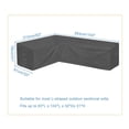 thumbnail image 2 of STARTWO Thickened Heavy Duty Patio Furniture Sectional Cover Large Waterproof Oval Outside Table Set Rain Cover, 2 of 7