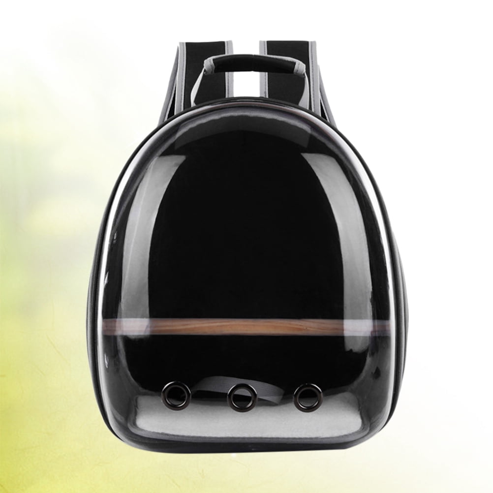 OULII 1Pcs Pet Carrier Backpack Black PC for Pet Owners Outdoor Use