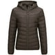 thumbnail image 5 of Parkas de manga larga para mujer, color liso, manga larga, cremallera, bolsillo, chaqueta ligera de algodón, blusa para mujer, 5 of 8