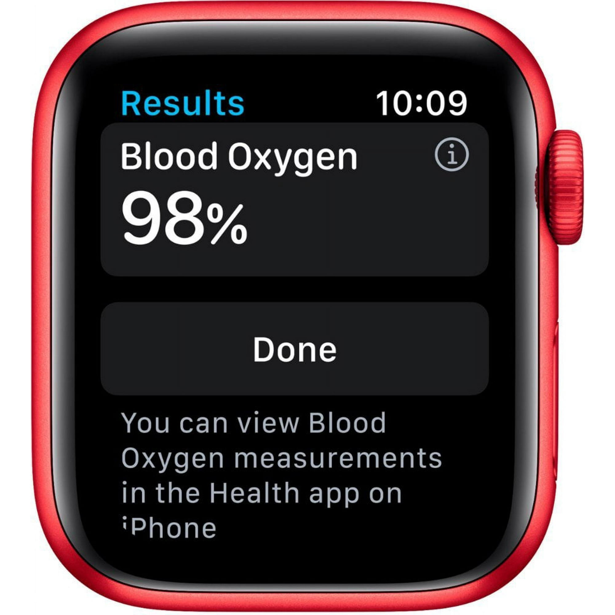 Restored Apple Watch Series 6 (GPS) 40mm RED Aluminum Case with RED Sport Band - M00A3LL/A (Refurbished)