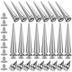 thumbnail image 2 of 40pcs Punk Studs Spikes Leather Craft Accessories Spike Studs for Clothing DIY, 2 of 4