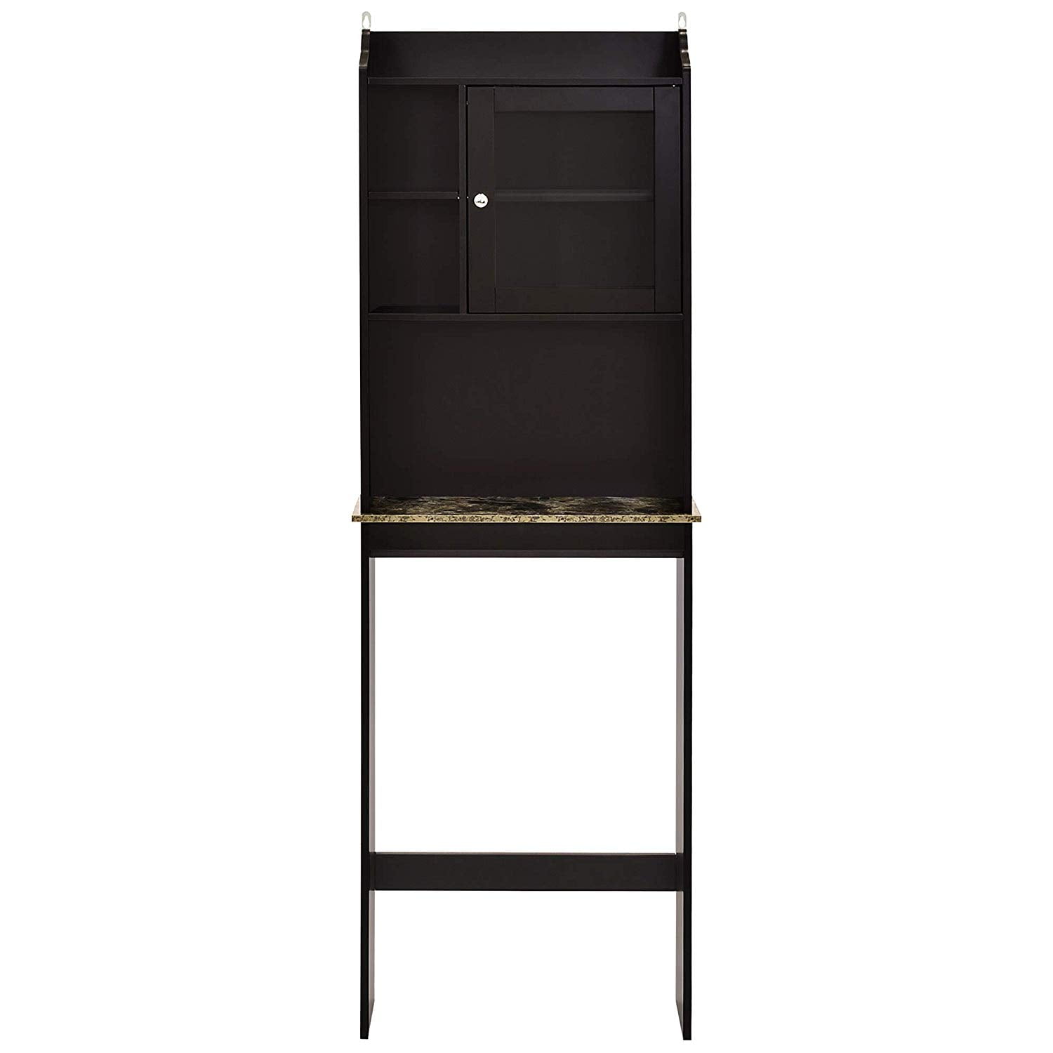 Kadyn Bathroom Over The Toilet Storage, Over-The-Toilet Space Saver Organizer Rack, Bathroom Corner Stand Storage Organizer Shelf for Restroom, Espresso