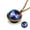 A, variant on BGZLEU Galaxy Pendant Necklaces Nebula Double Sided Outer Space Glass Planet Necklace for Women Men Earth Globe Universe Jewelry Christmas Gifts
