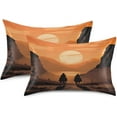 thumbnail image 2 of GZHJMY Cowboys Satin Pillowcase, Soft Breathable Silk Pillow Case with Envelope Closure for Hair and Skin, King Size 40 x 20 Inch Home Decor, 2 of 7