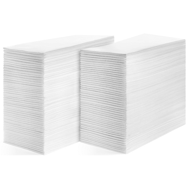Singular Disposable Paper Guest Bathroom Hand Towels White Napkins Linen Like Wedding 15 5 X 12 Size 50 Count Com - Best Paper Hand Towels For Bathroom