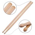 thumbnail image 4 of 8 Bâtonnets de Batterie 5A Bâtonnets d'Érable Classiques pour Combo Jazz Exercices Performance + Sac, 4 of 7