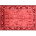 thumbnail image 1 of Ahgly Company Indoor Rectangle Oriental Red Industrial Area Rugs, 7' x 9', 1 of 4