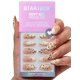thumbnail image 1 of Press On Nails BtartBox Almond 3D Pearl Leopard para mujer, 1 of 8