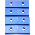 thumbnail image 3 of 8 Pieces of M8 T Type Track Slider 30/45 Type Track Clamp Screw Groove Fastener Woodworking Tool Blue, 3 of 8