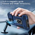 thumbnail image 2 of Dteck for iPhone 15 Pro Case with Slide Camera Lens Cover, Military Grade Drop Protection Magnetic Ring Holder Kickstand Protective Phone Case,Blue, 2 of 9