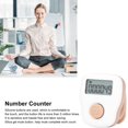 thumbnail image 2 of Queilt Hand Tally Counter, Finger Counters, USB Rechargeable Finger Counter White for Sports, 2 of 5
