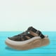thumbnail image 1 of Sandalias de Mujer, Sandalias Planas Sin Cordones, Ligera Perezosa, Sandalias de Playa con Suela de Goma de Moda, Medias Pantuflas Femenina , Negro 40 Fernando Zapatillas de verano, 1 of 8