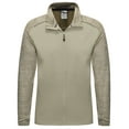 thumbnail image 5 of Little Donkey Andy Men's Quick Dry Thermal Lightweight Running Jacket Full Zip Hybrid Warm Thumbholes Golf Track Jacket Deep Khaki Heather S, 5 of 7