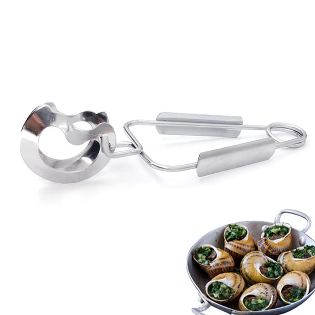 Pinzas para Caracoles, Pinzas para Servir de Acero Inoxidable, Pinzas Profesionales para Mariscos, Pinzas para Alimentos para Cena, Restaurante, Fiest