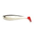 thumbnail image 2 of NIBOLOG 12cm/12g Fishing Lure Good Toughness Bright Color 3D Eyes Rainbow Fish Bite Soft Paddle Tail Swimbait for Freshwater, 2 of 8
