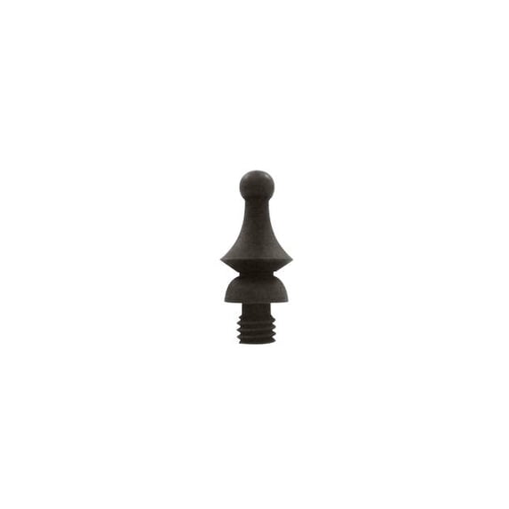 Windsor Tip Solid Brass Cabinet Finial (Set of 10) (Antique Nickel)