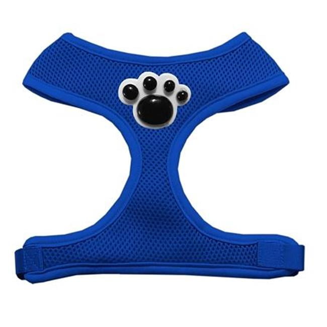 Mirage Pet Products 7333 LGBL Black Paws Chipper Blue Harness Large