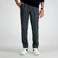 thumbnail image 2 of Men's Haggar® Cool Right® Performance Flex Slim-Fit Flat-Front Pants Color: Heather Gray Size: 36X32, 2 of 4