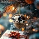 thumbnail image 5 of Adornos navideños Chopper de 8 cm con diseño de animales del bosque, para árbol de Navidad, regalo navideño, decoración colgante, decoración de jardín, decoración navideña y de Halloween., 5 of 6