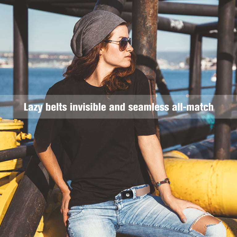 AOWOO No-Buckle Elastic Belt 5-Pack, Invisible Waist Belt photo 3