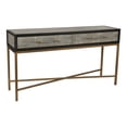 thumbnail image 2 of Moe's Home Mako Solid Oak Console Table in Gray, 2 of 7