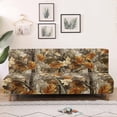 thumbnail image 3 of Yuyamidu Camo Futon Cover Armless Sofa Covers Hunting Armless Futon Bed Cover with Elastic Edge Easy to Install Rv Jackknife Sofa Covers Gift for Friends, 3 of 8