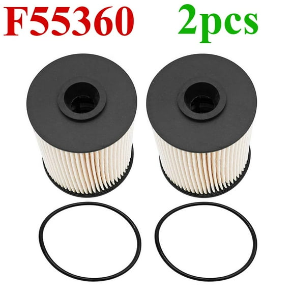 2X Fuel Filter For Dodge RAM 2500 3500 5.9 Cummins Turbo Diesel F55360 5015581AA