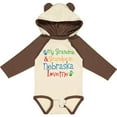 thumbnail image 3 of Inktastic Nebraska Grandma Loves Me Boys or Girls Long Sleeve Baby Bodysuit, 3 of 5