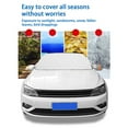 thumbnail image 7 of Dongrere Winter Car Snow Shield without Rearview Mirror Pocket Waterproof Windshield Shade for Winter, Summer, 7 of 7