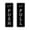 Black / Silver, variant on Signs ByLITA Vertical Push and Pull Door Signs (Coffee Beans) Door Sign (Blue) - Large