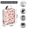 thumbnail image 2 of Premium Insulated Strawberry Lunch Box for Men & - Reusable Lunch Bag with,Hour Temperature Retention, Compact & Lightweight Design for Office, Work, Picnic, Travel - Durable Lunch Tote for Adults., 2 of 5