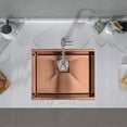 thumbnail image 5 of Strictly Sinks Undermount Workstation Kitchen Sink-Copper 23 Inch 16 Gauge Single Bowl Kitchen Sink, 5 of 8