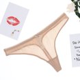 thumbnail image 6 of Women's Sexy Sheer Panties Thongs Mesh G-Strings Low Rise Brief Underwear, 4-Pack, 6 of 9
