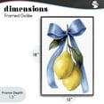 thumbnail image 4 of Stupell Industries Shabby Chic Sweet & Sour Lemons Black Framed Giclee Art, 12 x 18, by Petals Prints Design, 4 of 8